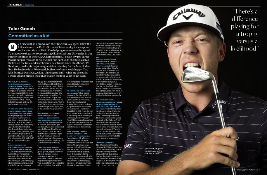 Journeys Talor Gooch Golf Digest October