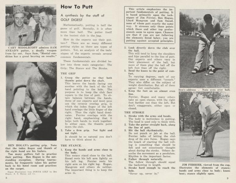 How To Putt