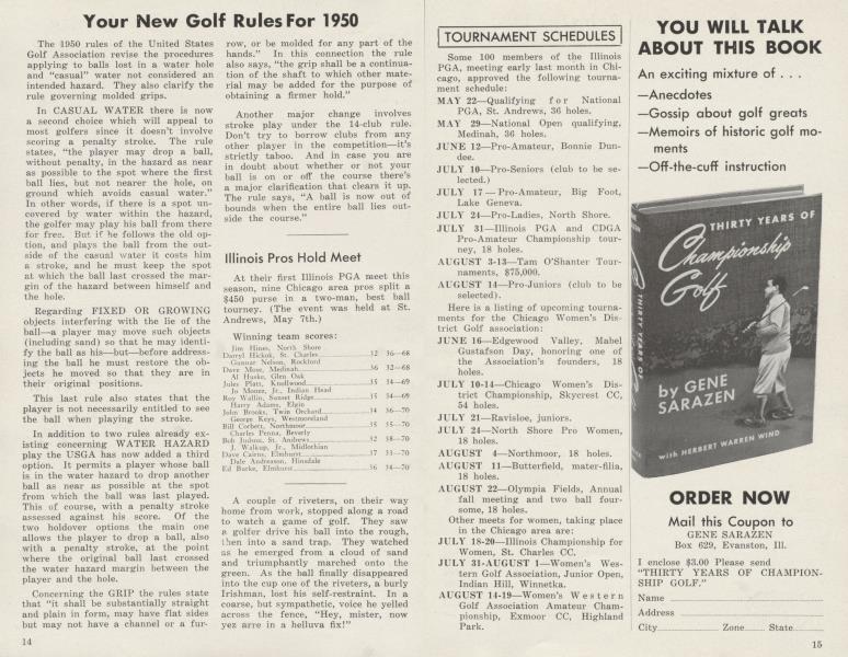 Your New Golf Rules For 1950