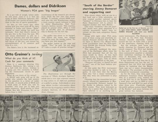 Otto Greiner's swing