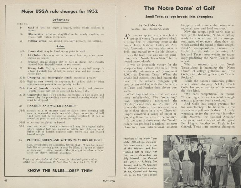 The 'Notre Dame' of Golf
