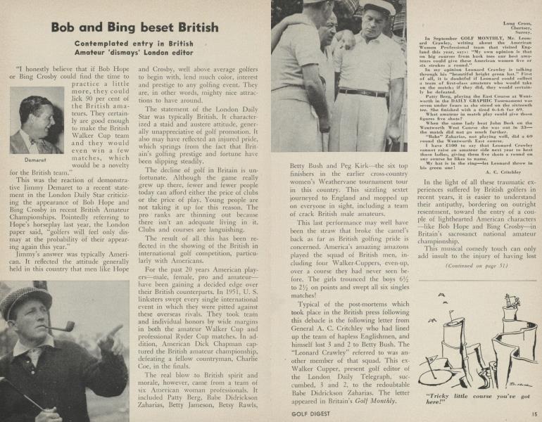 Bob and Bing beset British