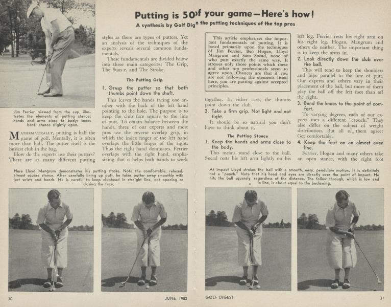 Putting is 50 of your game—Here's how!