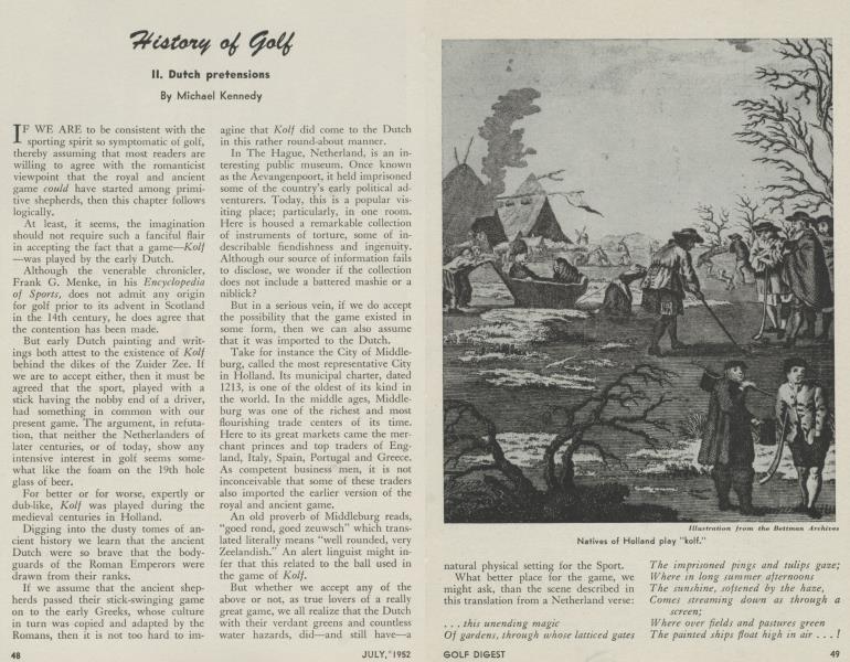 History of Golf