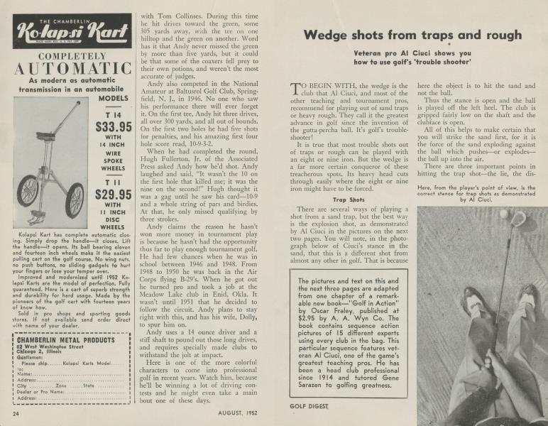 Wedge shots from traps and rough