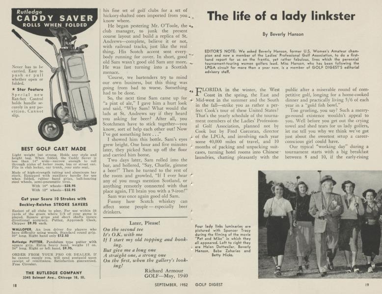 The life of a lady linkster