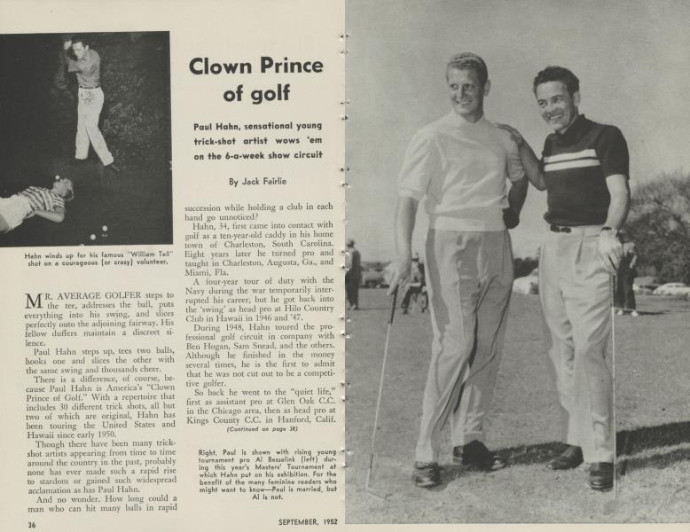 Clown Prince of golf