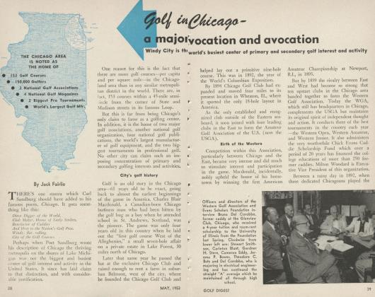 Golf in Chicago- major vocation and avocation