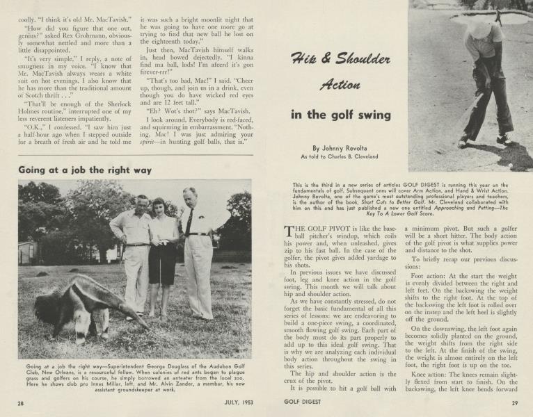 Hip & Shoulder Action in the golf swing