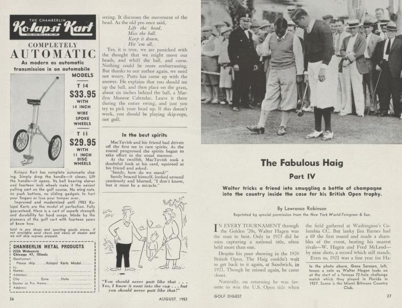 The Fabulous Haig Part IV