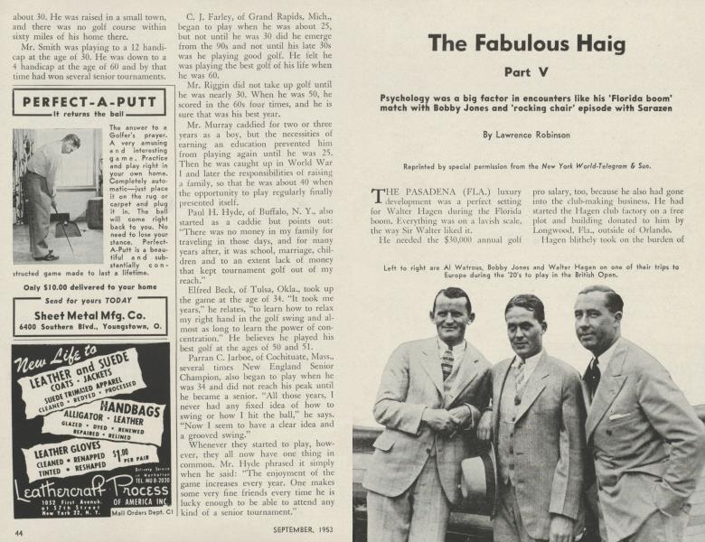 The Fabulous Haig Part V