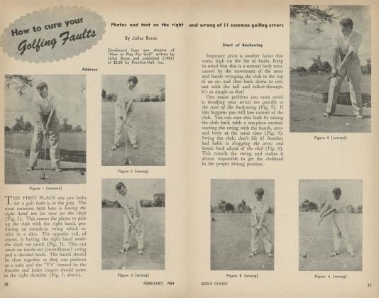 How to cure your Golfing Faults