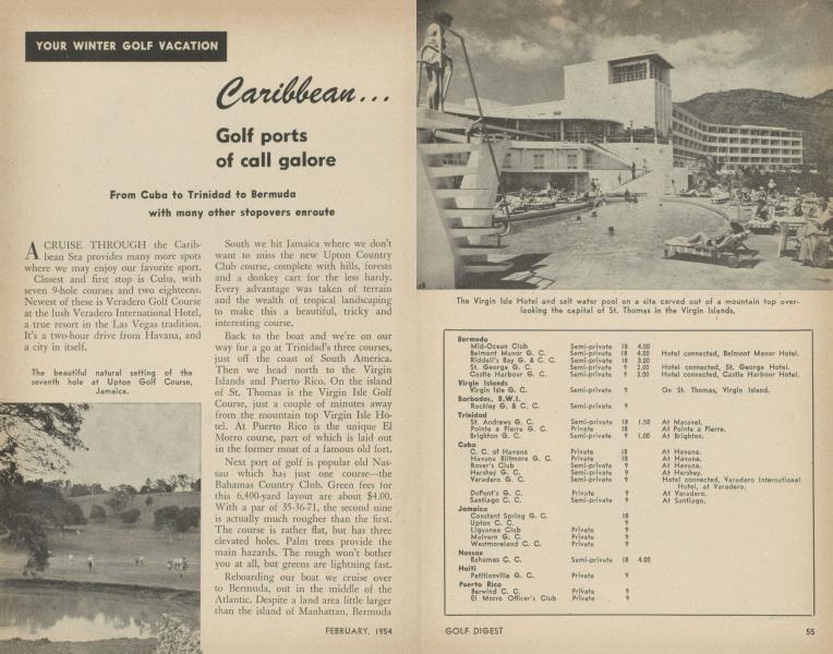 Caribbean... Golf ports of call galore
