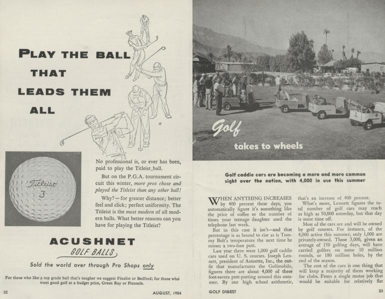 Golf takes to wheels