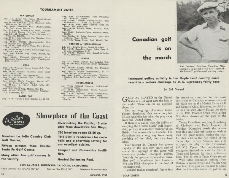 Canadian golf is on the march