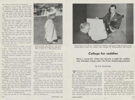 College for caddies