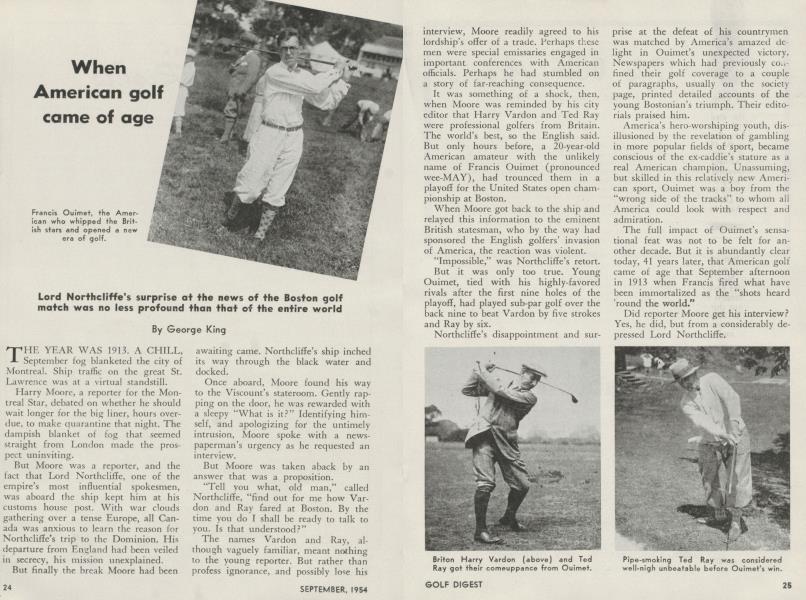 When American golf came of age