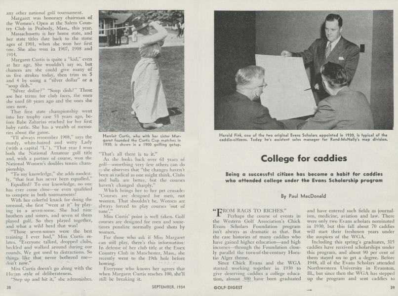 College for caddies