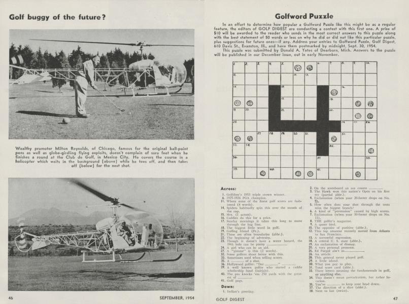 Golfword Puzzle