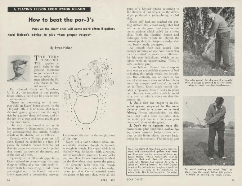 How to beat the par-3's