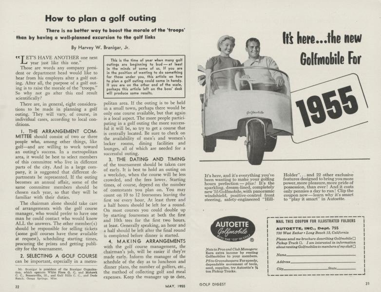 How to plan a golf outing
