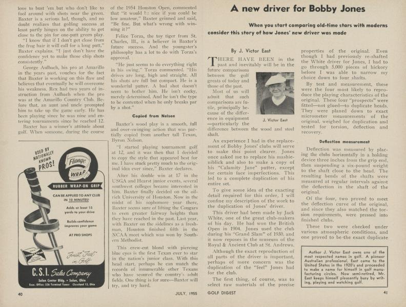 A new driver for Bobby Jones