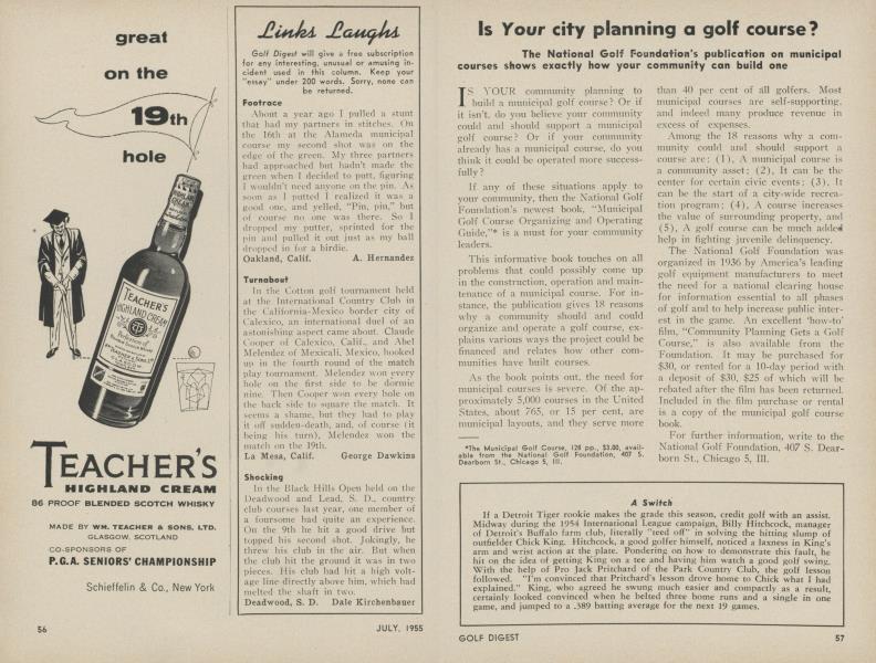 Is Your city planning a golf course?