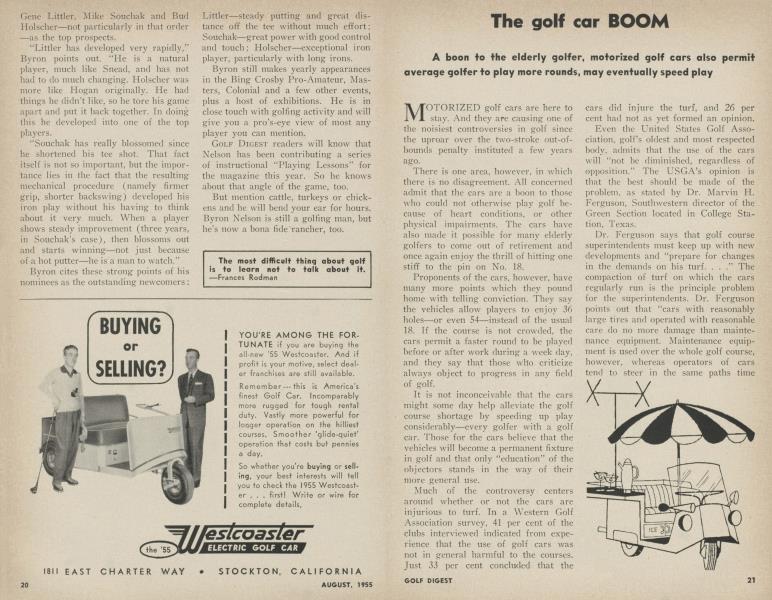 The golf car BOOM