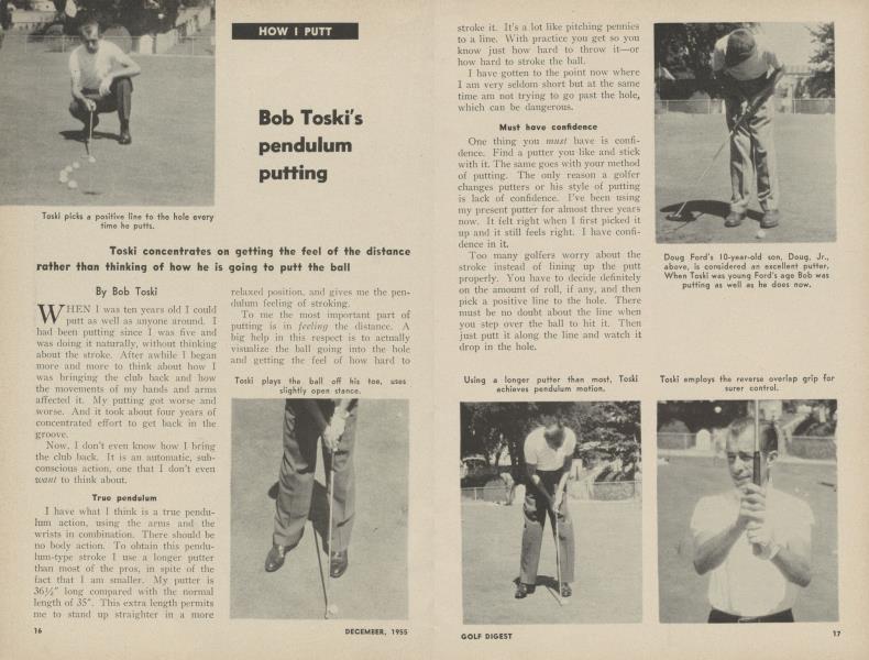 Bob Toski's pendulum putting