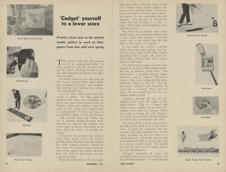 'Gadget' yourself to a lower score