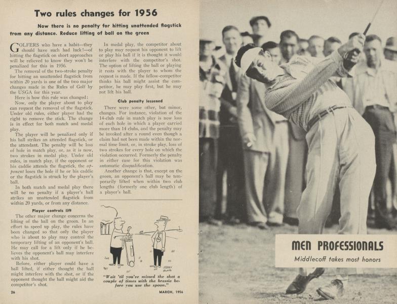 Two rules changes for 1956