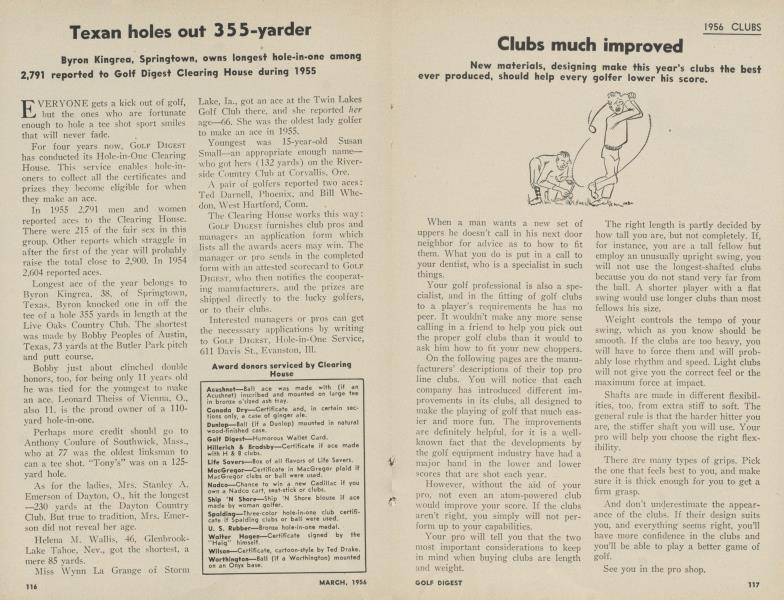 Clubs much improved