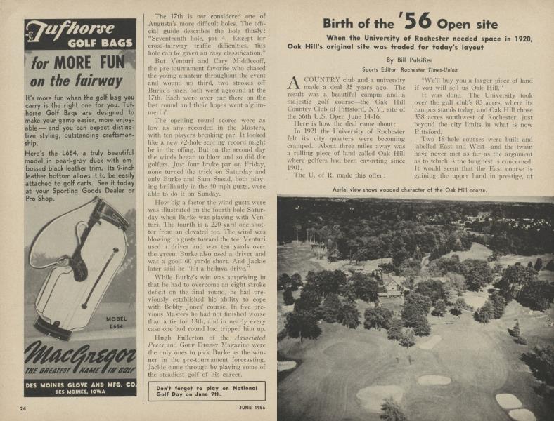 Birth of the '56 Open site