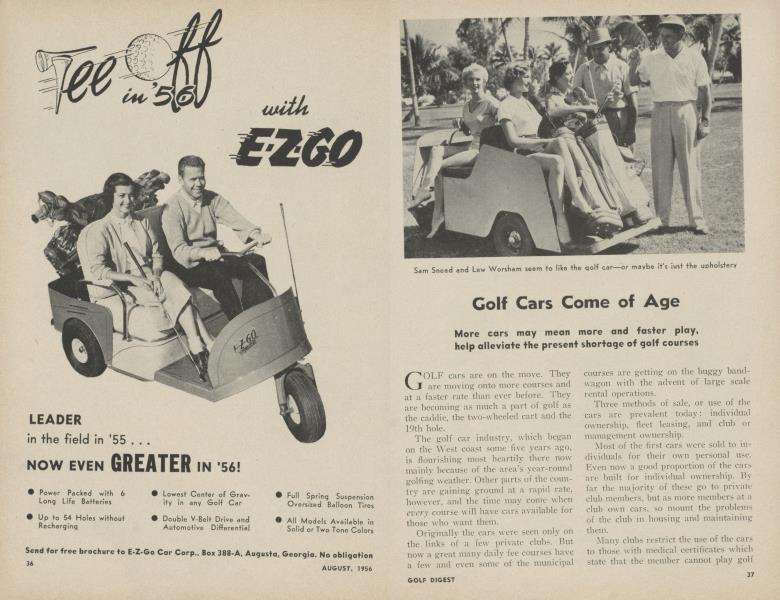Golf Cars Come of Age