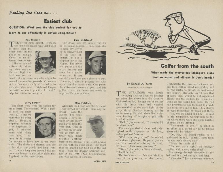 Golfer from the south