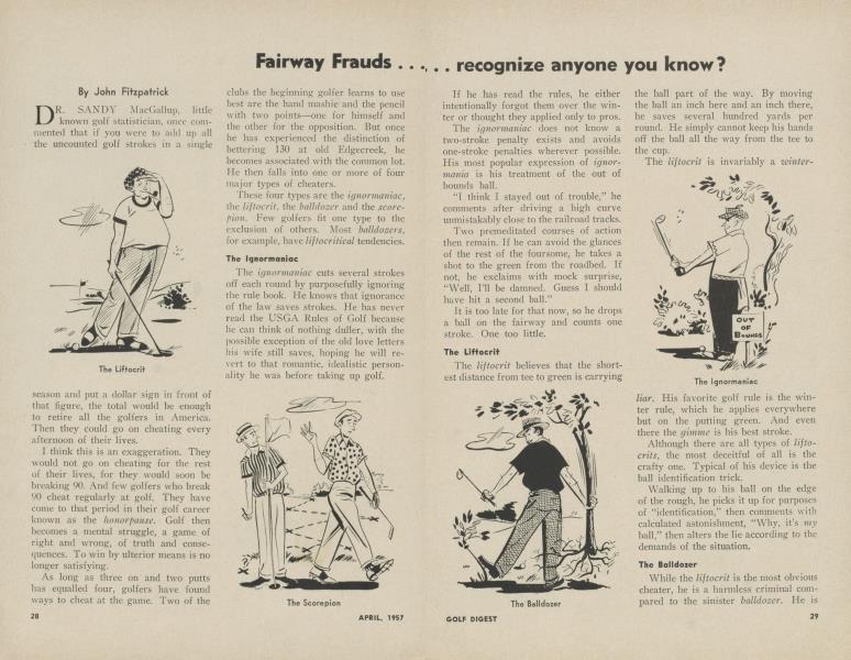 Fairway Frauds . . . . . recognize anyone you know?