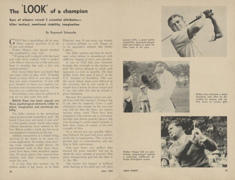 The 'LOOK' of a champion