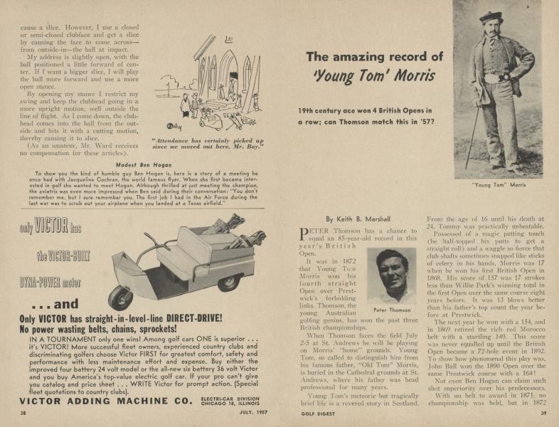 The amazing record of ‘Young Tom' Morris