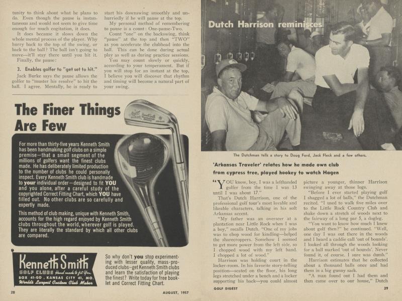 Dutch Harrison reminisces