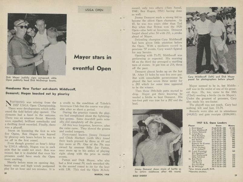 Mayer stars in eventful Open