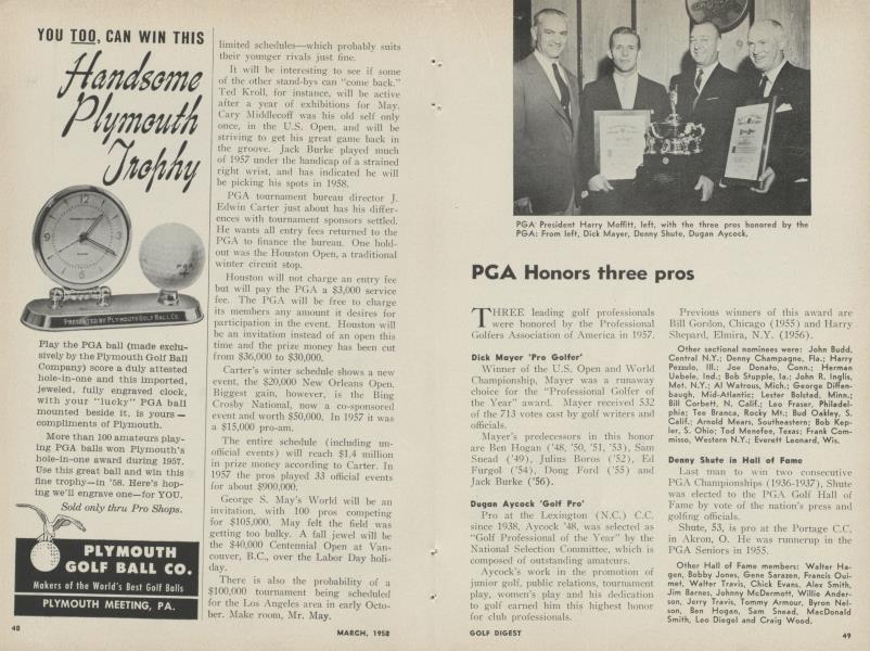 PGA  Honors three pros