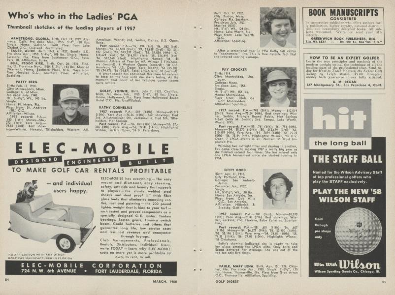 Who's who in the Ladies' PCA