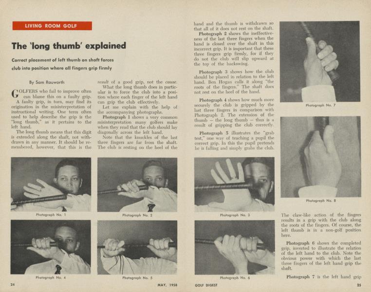 The 'long thumb' explained