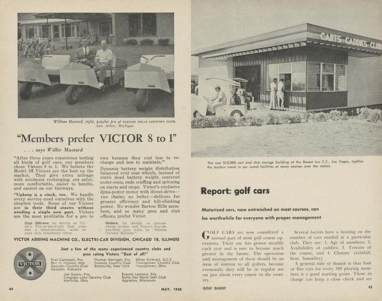 Report: golf cars