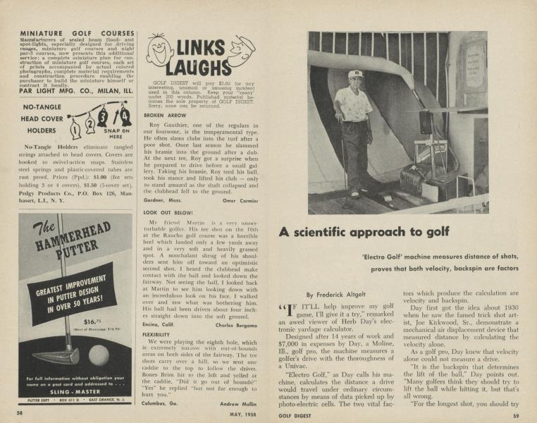 A scientific approach to golf
