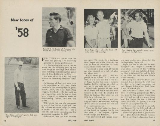 New faces of '58