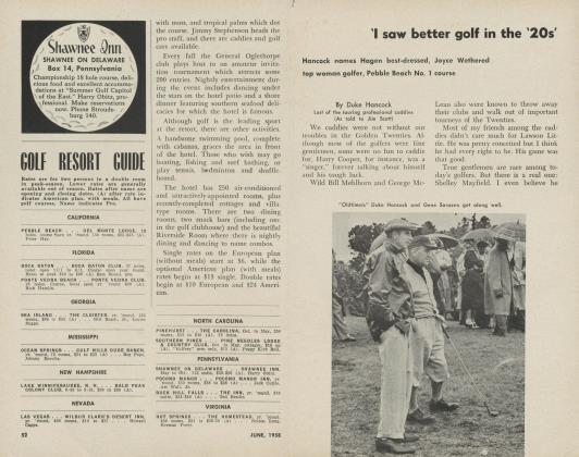'I saw better golf in the '20s'