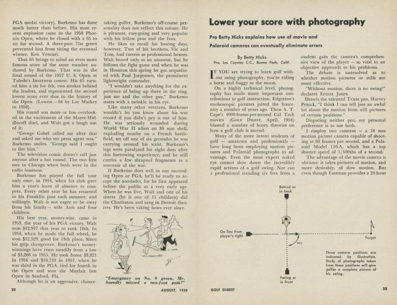 Lower your score with photography
