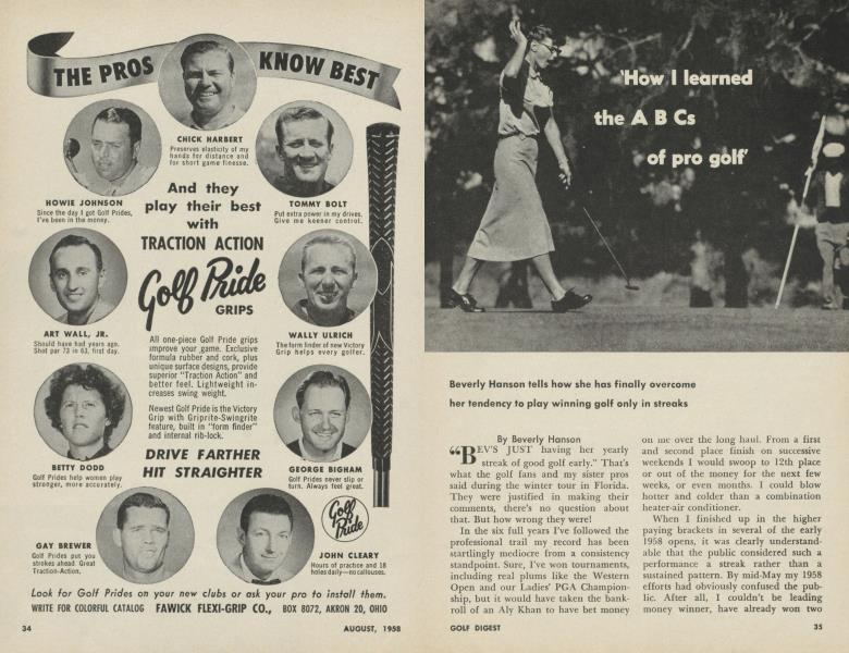 'How I learned the A B Cs of pro golf'
