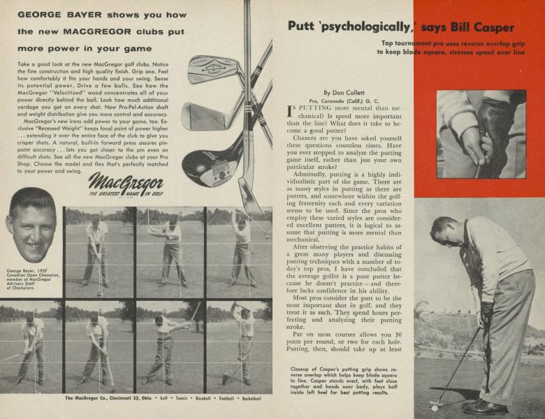 Putt 'psychologically,' says Bill Casper